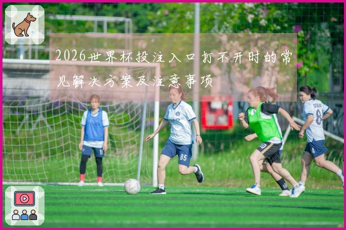 2026世界杯投注入口打不开时的常见解决方案及注意事项